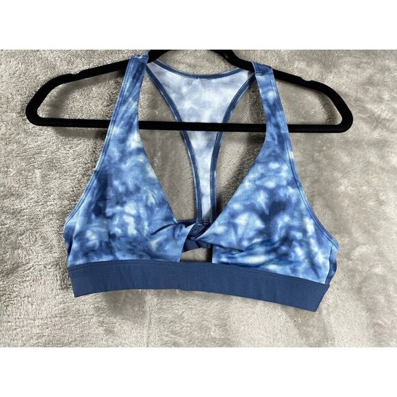 Victoria’s Secret PINK Blue Tie-Dye Sports Bra – Strappy Racerback – Size [S/M] - Picture 6 of 11